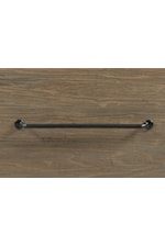 Modern hammered metal bar pulls